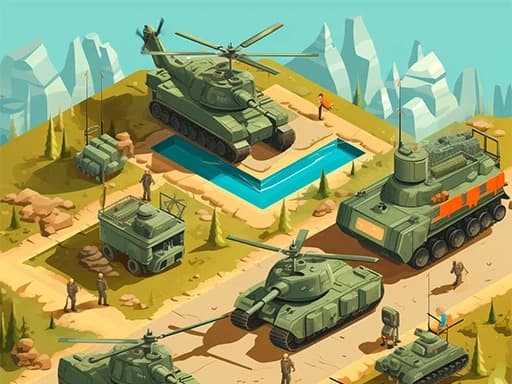 Idle Military Base: Army Tycoon game screenshot - hypercasual - Free online game