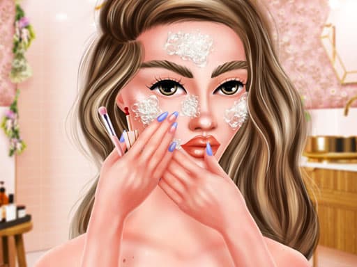 Skinfluencer Beauty Routine game screenshot - girls - Free online game