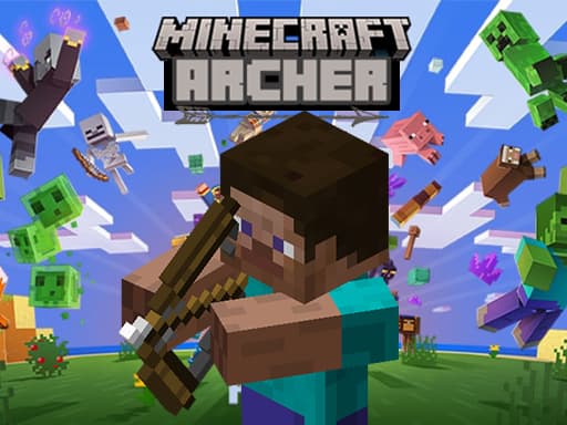 Minecraft Archer game screenshot - shooting - Free online game