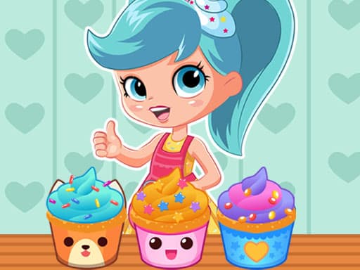 Shopkins: Shoppie Cupcake Maker game screenshot - cooking - Free online game
