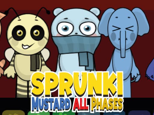 Sprunki Mustard All Phases game screenshot - clicker - Free online game