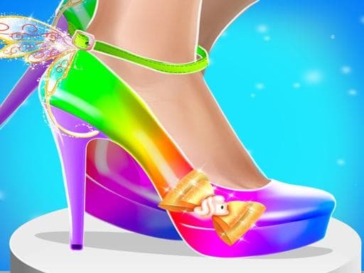 Fashion Shoe Maker Design Stylist game screenshot - girls - Free online game