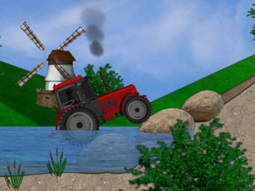 Tractor Trial game screenshot - racing - Free online game