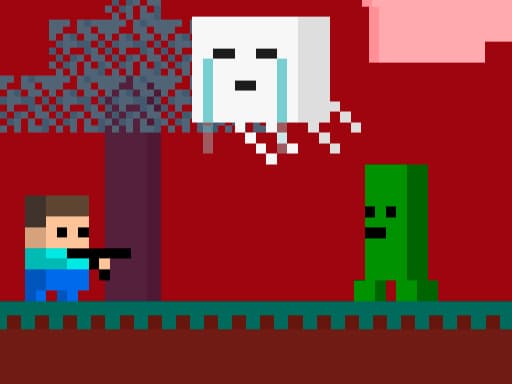 Steve AdventureCraft Nether game screenshot - arcade - Free online game