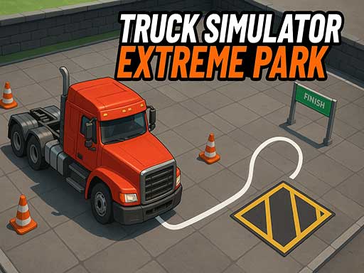 Truck Simulator Extreme Park game screenshot - racing - Free online game