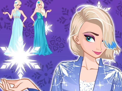 Icy or Fire dress up game game screenshot - hypercasual - Free online game