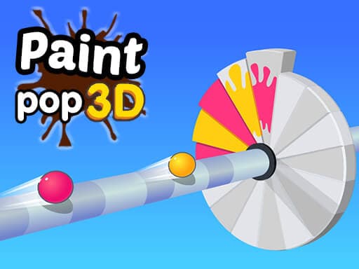 Captura de pantalla del juego Paint Pop 3D 2026 - shooting - Juego gratuito en línea