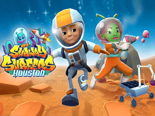 Captura de pantalla del juego Subway Surfers Tour Houston - racing - Juego gratuito en línea