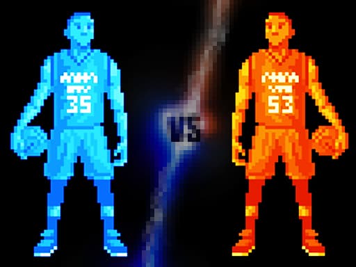 Captura de pantalla del juego Dunkers Fight - sports - Juego gratuito en línea