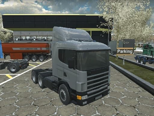 American 18 Wheeler Truck Sim game screenshot - action - Free online game