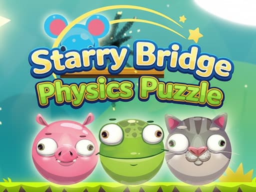 Captura de pantalla del juego Starry Bridge Physics Puzzle - puzzles - Juego gratuito en línea