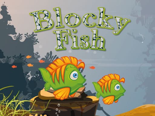 Blocky Fish game screenshot - hypercasual - Free online game