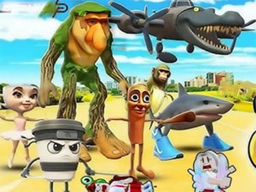 Captura de pantalla del juego Italian Brainrot Tung Tung Sahur Anomaly - puzzles - Juego gratuito en línea