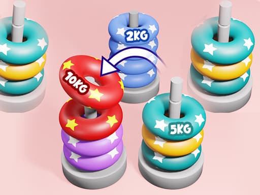 Gym Stack 3D game screenshot - hypercasual - Free online game