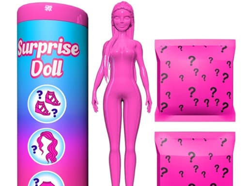 Color Reveal Surprise Doll game screenshot - girls - Free online game