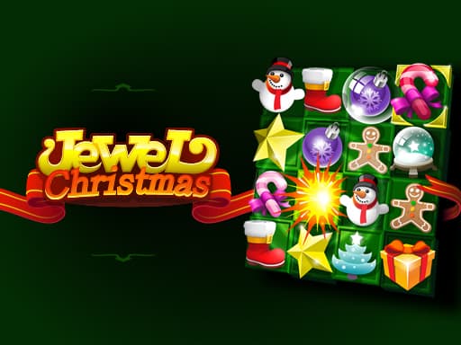 Jewel Christmas game screenshot - bejeweled - Free online game