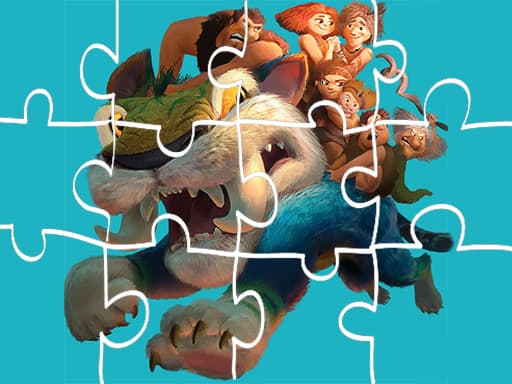 The Croods Jigsaw Game game screenshot - girls - Free online game