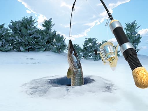 Captura de pantalla del juego Ice Fishing - sports - Juego gratuito en línea