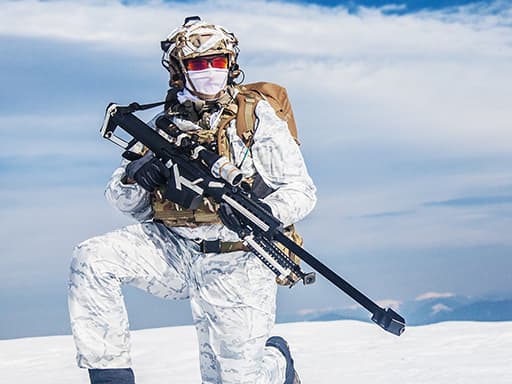 Captura de pantalla del juego Snow Sniper - shooting - Juego gratuito en línea