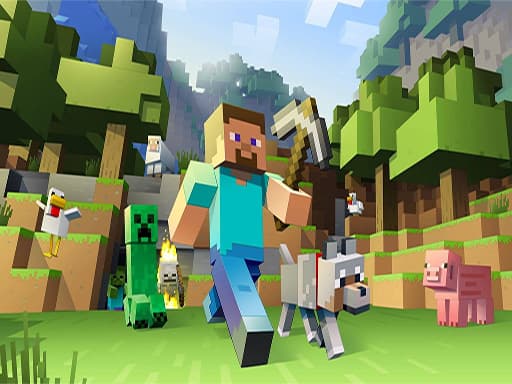 Captura de pantalla del juego Minecraft touch - 3d - Juego gratuito en línea