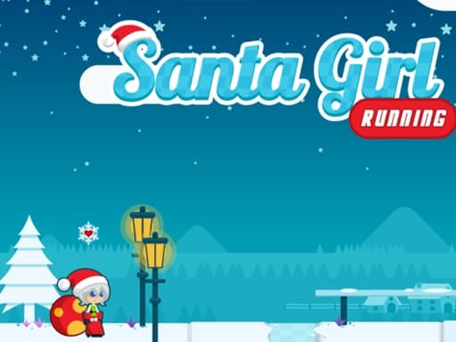 Santa Girl Running game screenshot - arcade - Free online game