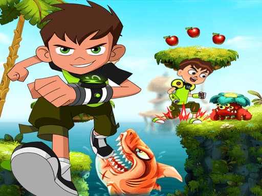 Captura de pantalla del juego Ben 10 Alien Run - adventure - Juego gratuito en línea