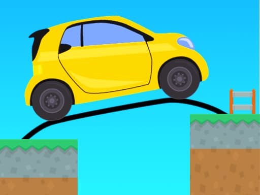 Draw Bridge Puzzle game screenshot - racing - Free online game