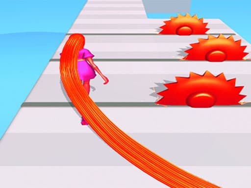 Hair Challenge 3D game screenshot - hypercasual - Free online game
