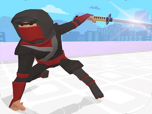 Samurai Slash Master 3D game screenshot - hypercasual - Free online game