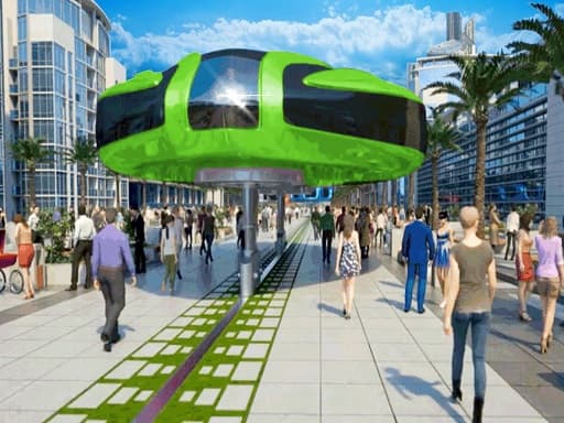 Captura de pantalla del juego Gyroscopic Elevated Bus Simulator Public Transport - adventure - Juego gratuito en línea