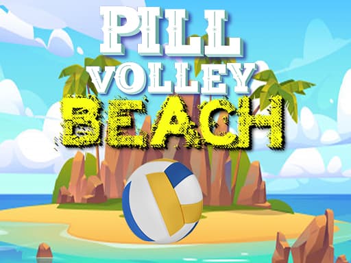 Captura de pantalla del juego Pill Volley Beach - sports - Juego gratuito en línea