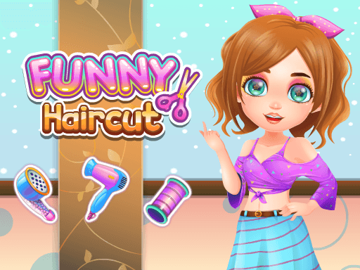 Captura de pantalla del juego Funny Haircut 2 - hypercasual - Juego gratuito en línea