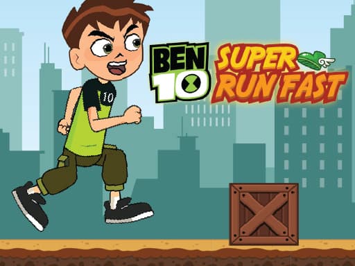 Captura de pantalla del juego Ben 10 Super Run Fast - racing - Juego gratuito en línea