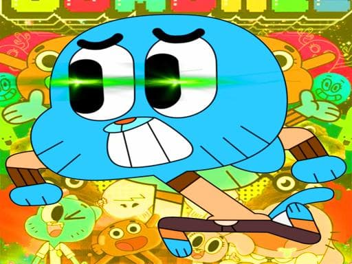 Captura de pantalla del juego Gumball Runner adventure - Free Game Online - racing - Juego gratuito en línea