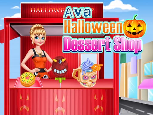 Ava Halloween Dessert Shop game screenshot - girls - Free online game