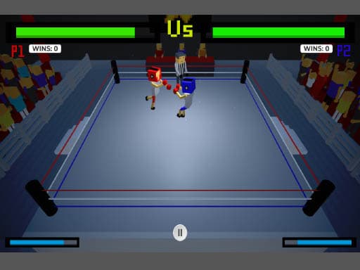 Captura de pantalla del juego BloxingFederation - 3d - Juego gratuito en línea