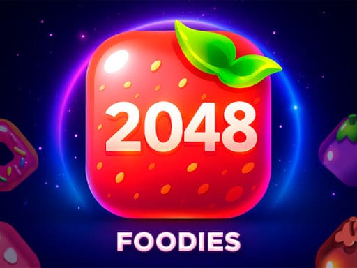 Foodies 2048游戏截图 - puzzles - 免费在线游戏