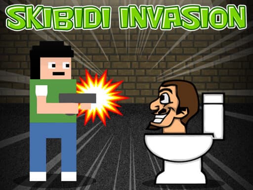 Captura de pantalla del juego Skibidi Invasion - shooting - Juego gratuito en línea