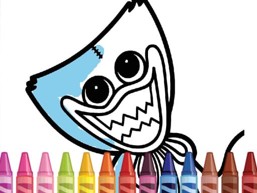 Huggy Coloring game screenshot - arcade - Free online game