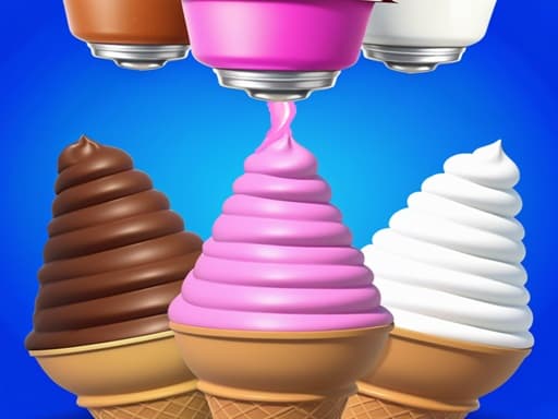 Ice Cream ASMR DIY Games game screenshot - hypercasual - Free online game