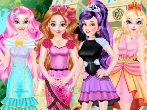 Ever After High Makeover Party game screenshot - girls - Free online game