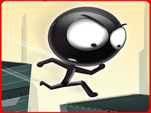 Stickman Roof Runner game screenshot - soccer - Free online game
