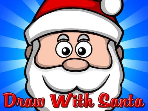 Captura de pantalla del juego Draw With Santa - girls - Juego gratuito en línea
