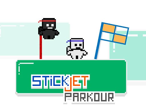 Captura de pantalla del juego StickJet Parkour - adventure - Juego gratuito en línea
