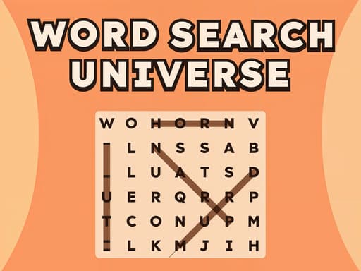 Word Search Universe game screenshot - puzzles - Free online game