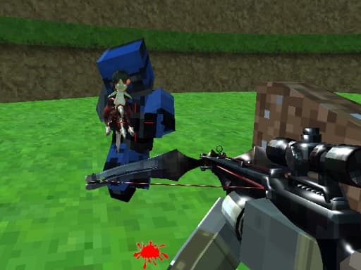 Pixel Paintball Ruins Fun游戏截图 - multiplayer - 免费在线游戏