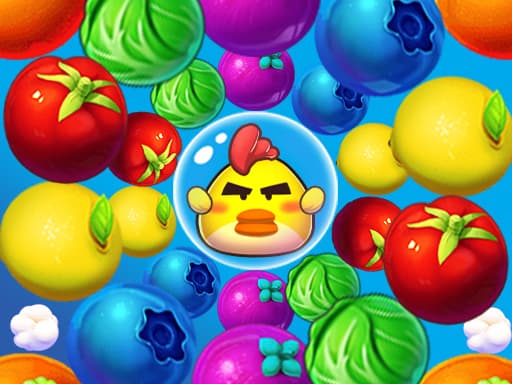 Fruits Pop game screenshot - bejeweled - Free online game