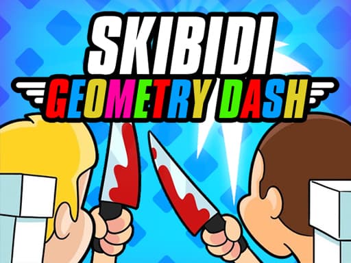 Captura de pantalla del juego Skibidi Geometry Dash - hypercasual - Juego gratuito en línea
