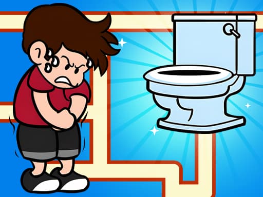Captura de pantalla del juego Maze Escape Toilet Rush - puzzles - Juego gratuito en línea