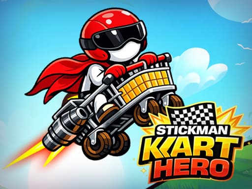 Stickman Kart Hero game screenshot - fighting - Free online game